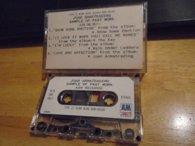 RARE PROMO Joan Armatrading CASSETTE TAPE Sample of Past Work folk soul rock 4tr - Image 1 of 2