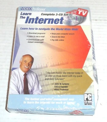Video Professor - Aprende Internet Set Completo de 3 CD para PC POR FAVOR LEE Foto 1 de 2