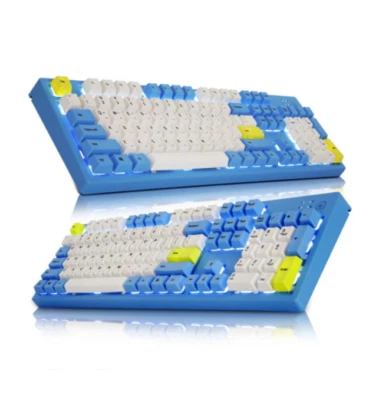 ABKO K990 V3 Sky Moon LED Capacitance Non-Contact Switch KeyBoard 104Keys - Image 1 of 2