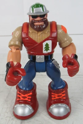 Fisher Price Ben Choppin Forest Ranger Rescue Heros Action Figure Mattel 2002 - Image 1 of 4