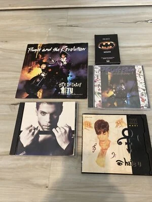 Prince Vinyl CD 7inch Vinyl & Cassette Lot Let’s Go Crazy Batdance Purple Rain - Image 1 of 4