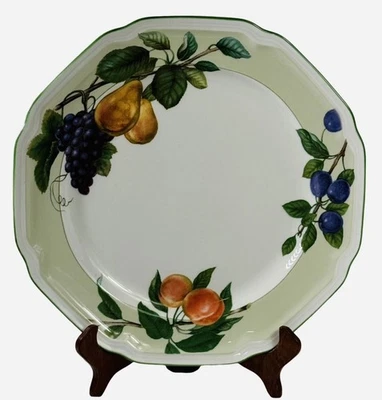 Mikasa Antique Orchard Dinner Plates 10.75” Porcelain Scalloped Rim Lot Of 4 - Image 1 of 4