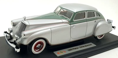 Signature 1/18 Scale 18136 - 1933 Pierce Arrow Silver Arrow - Silver/Green - Image 1 of 4
