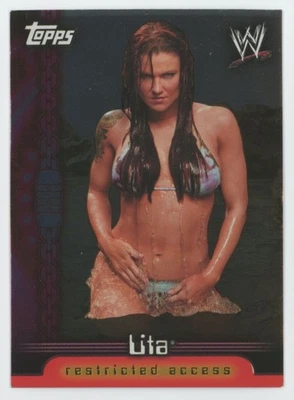 2006 Topps WWE Insider Divas Restricted Access Lita #D9 A6 - Image 1 of 2
