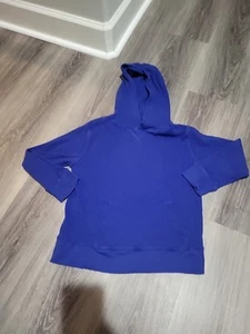 Gap Kids Waffle henley Hoodie blue Sz large warm and cozy - Picture 1 of 3