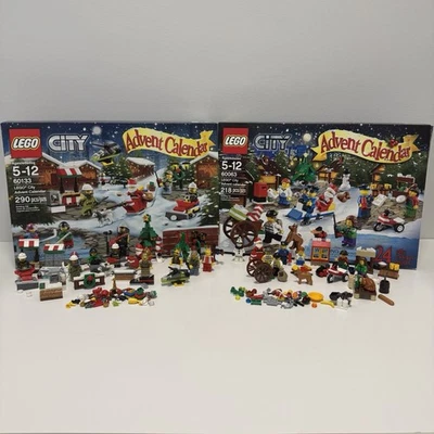 LEGO CITY 60063 & 60133 Advent Calender Incomplete LOT READ - Image 1 of 4
