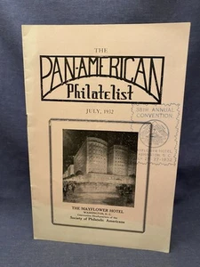 Juli 1932 The Pan-American Philatelist 38th Annual Convention Stamp Mayflower DC - Bild 1 von 6