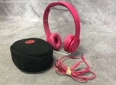Fones de ouvido Beats By Dr Dre Solo HD com fio | Testado - Rosa - Imagem 1 de 4