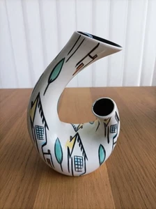 Vintage Beswick "Dächer" Form 1357 Doppelkopf Vase (Hallam & Hayward) - Bild 1 von 6