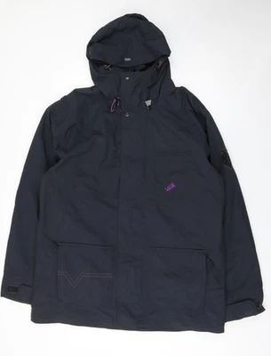Vans Mens Black XL Parka Waterproof Hooded Winter Jacket - Image 1 of 4