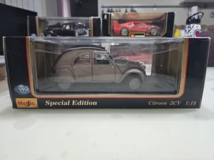 CITROEN 2CV 1952 GRIGIO MAISTO Special edition SCALA 1/18 Con BOX - Foto 1 di 21