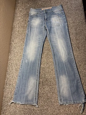 Rock & Roll Cowboy Jeans Mens 33 XL Blue Relaxed Bootcut Western Cotton Denim - Image 1 of 4