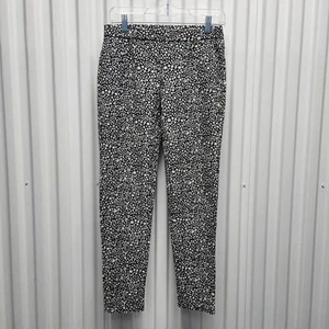 Michael Kors Womens Small Super Skinny Pull On Pants High Rise Slim Floral - Picture 1 of 14