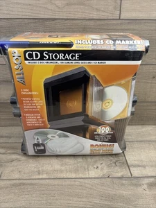 Allsop Almacenamiento de CD 2 Organizadores de Disco 100 Estuches Joyeros Slimline con Marcador + Reparación. - Imagen 1 de 14