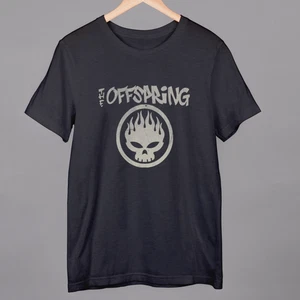 The Offspring Logo Black T shirt Rock Nu Metal Cotton Small to 4XL - Picture 1 of 1