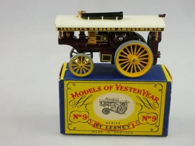 Y-09-1 Fowler Big Lion Showman's Engine dunkelkastanienbraun - 40748 Matchbox Mo - Bild 1 von 4