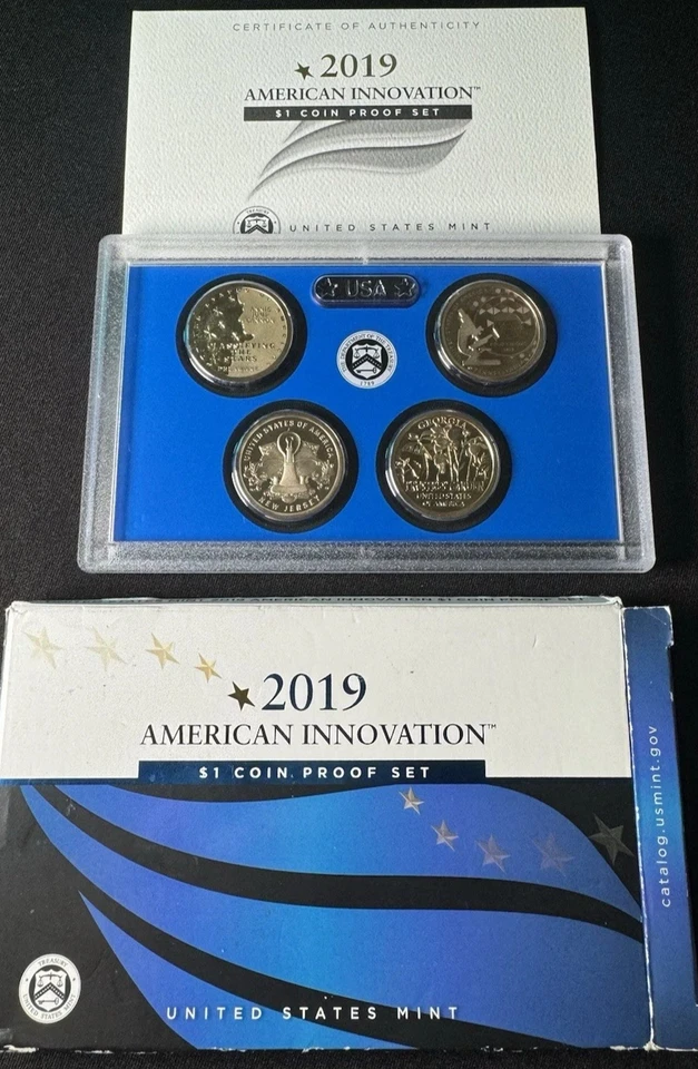 2019 American Innovation Dollar Proof Set U.S. Mint Packaging OGP COA - Image 1 of 1