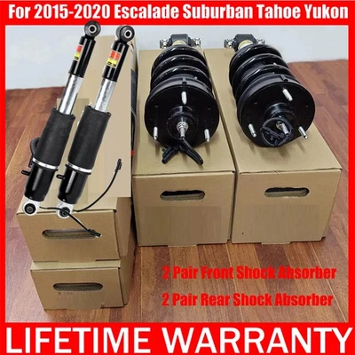 OEM Front+Rear Shock Absorber Struts For 2015-2020 Escalade Suburban Tahoe Yukon - Image 1 of 4