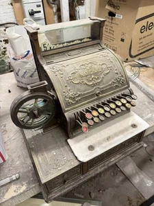 National Cash Register ,Brass antique shop till ,vintage national cash register - Picture 1 of 6