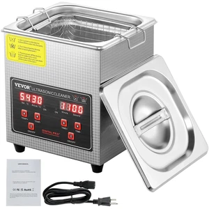 Limpiador Ultrasónico de Joyería 2L - Temporizador Digital y Calefacción 158W, Certificado FCC CE RoHS - Imagen 1 de 12