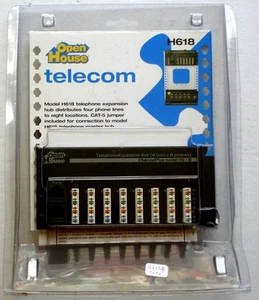 Hub di espansione telefonica Open House Telecom H618, 4 linee x 8 telefoni - Foto 1 di 2