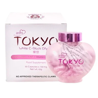 Aishi Premium Tokyo White C-Block Dfyage Glutathione 60 Capsules - Image 1 of 4