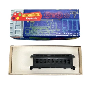 Vintage Roundhouse HO Overton Coach 3700 unbeschriftet Modelleisenbahn Wagen Bausatz Box Dama - Bild 1 von 4