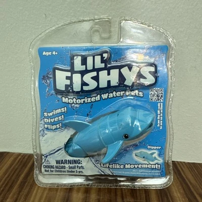 Lil' Fishys Motorized Water Pets Fish Toy DIPPER DOLPHIN 2014 Pool - Bath SEALED - Image 1 of 3