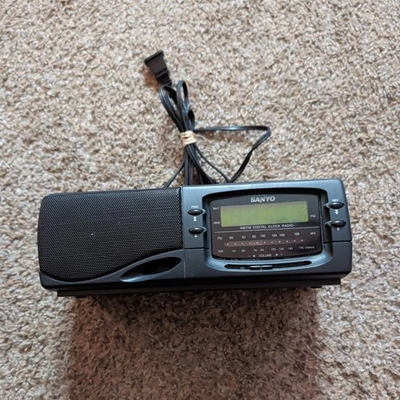 Sanyo SureWake RM-7014 Dual Alarm Clock Radio  System  - Image 1 of 2