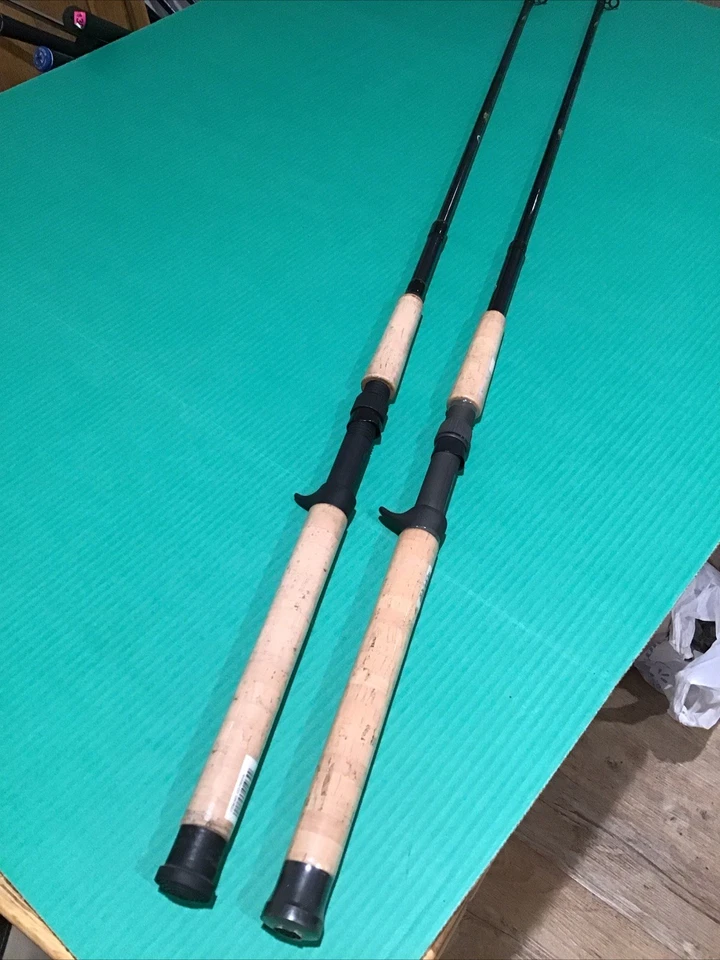 Lot of 2 New Shimano Compre 7'6" Telescopic Extra Heavy Casting Rod Flipping  - Image 1 of 4