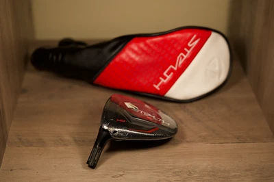 NEW Left Handed TaylorMade Stealth 2 HD 3 Wood 16 Loft HEAD ONLY with cover - Image 1 of 3