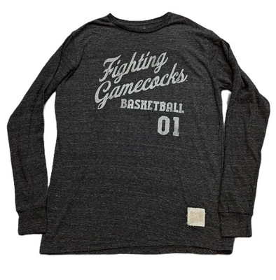 Retro Brand South Carolina Gamecocks Basketball Long Sleeve Shirt Mens M Black - Image 1 of 4