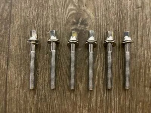 Ddrum Drum Tension Rods 59mm Screws Tom Hardware Spares x6 #FB97 - Picture 1 of 6