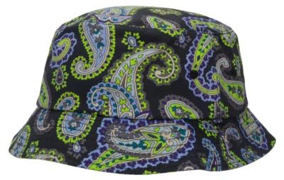 Huf Worldwide Gorra de Monopatín Sombrero Gorra Sombrero Cubo Paisley Negro S/M Foto 1 de 2
