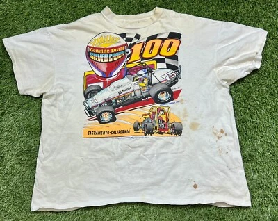 Camiseta de colección años 90 Jimmy Sills Sprint Car Racing Silver Crown 100 para hombre 3XL Foto 1 de 4