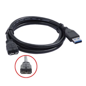 USB 3.0 Quality Cable for 1TB 2TB 3TB 4TB 6TB 10TB Portable Hard Drives Genuine - Picture 1 of 1