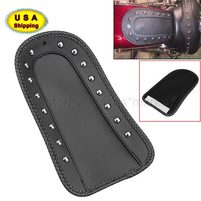 Black Rivet Leather Rear Fender Bib Studs Solo Seat For Honda VTX1800R1 VTX1800R Foto 1 de 4