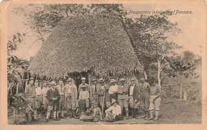 LP89 Panama  Prospectors in Interior Mining ? 1913  Postcard - Picture 1 of 2