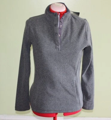 charles river ropa mujer s gris polar jersey pequeño nuevo con etiquetas Foto 1 de 4
