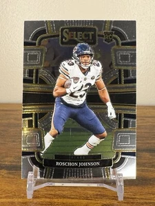 2023 Panini Select Roschon Johnson Rookie Card #19 Chicago Bears - Picture 1 of 2