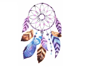 Native American Dream Catcher Counted Cross Stitch Pattern Pixel Art - Picture 1 of 4