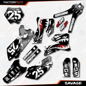 Kit de gráficos Savage gris se adapta a calcomanías KTM 2005-2006 SXF XC XCF 125 250 300 450 - Imagen 1 de 5