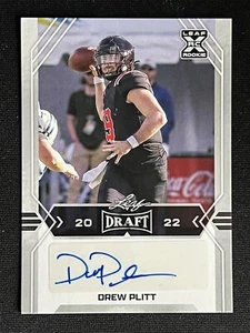 2022 Leaf Draft XRC Drew Plitt Autograph RC #BA-DP1 - Picture 1 of 2