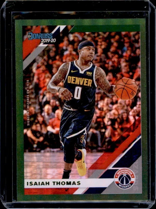 2019-20 Panini Donruss - Isaiah Thomas #198 Holo Green Laser - Image 1 of 1