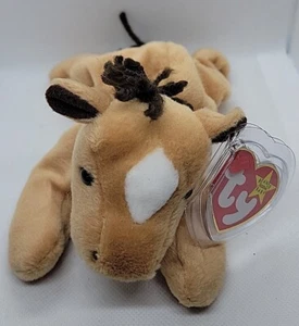 Ty Beanie Baby Derby coarse Mane w star - MWMT (the Horse) - Picture 1 of 5