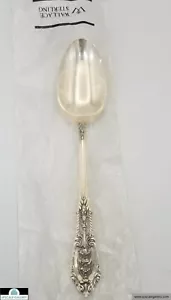 Cucchiaino Wallace Rose Point in argento sterling 6" *NUOVO* - Foto 1 di 1