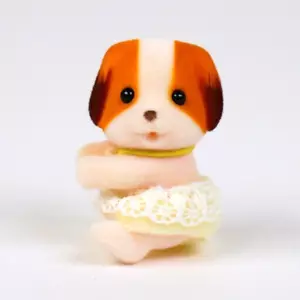Calico Critters Sylvanian Families Chiffon Dog Twin Baby - *Rare* - Picture 1 of 6