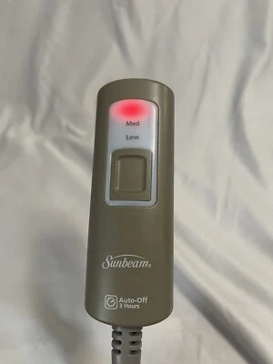 Controlador de calor manta eléctrica Sunbeam Style T85B con reemplazo de cable de 3 pines Foto 1 de 4