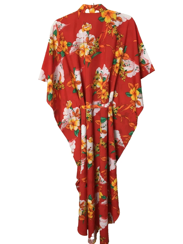 Vintage Pili Kai Honolulu Muʻumuʻu Dress Floral Hawaiian Aloha Maxi MuuMuu - Image 1 of 4
