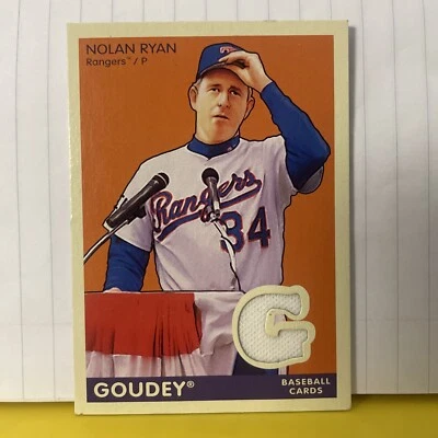 Tarjeta de camiseta Goudey 2009 de Nolan Ryan Foto 1 de 2